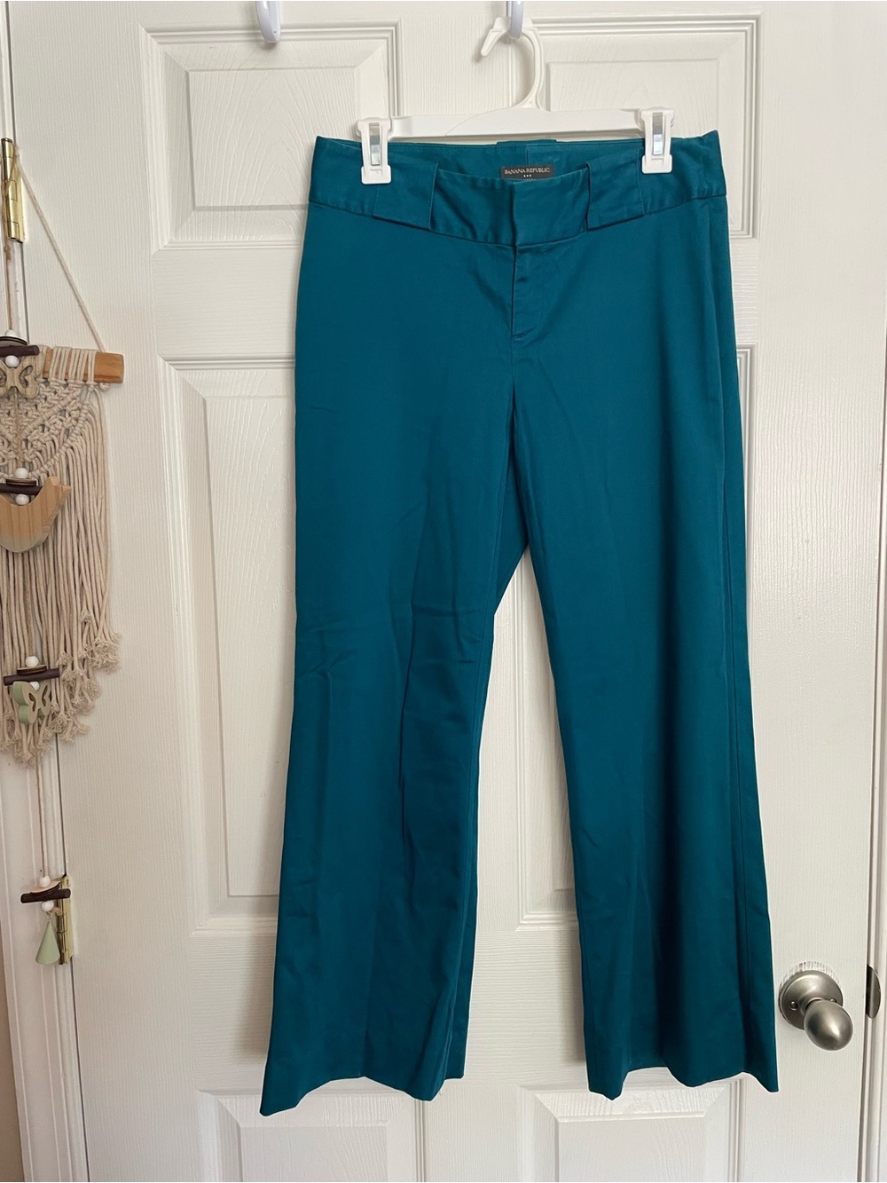 Banana Republic Women’s size 4 Teal Wide Leg Dress Pants